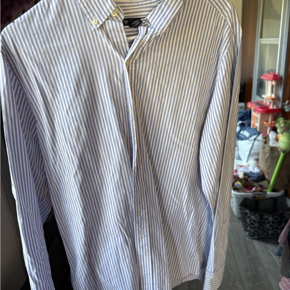 Blue Striped Shirt